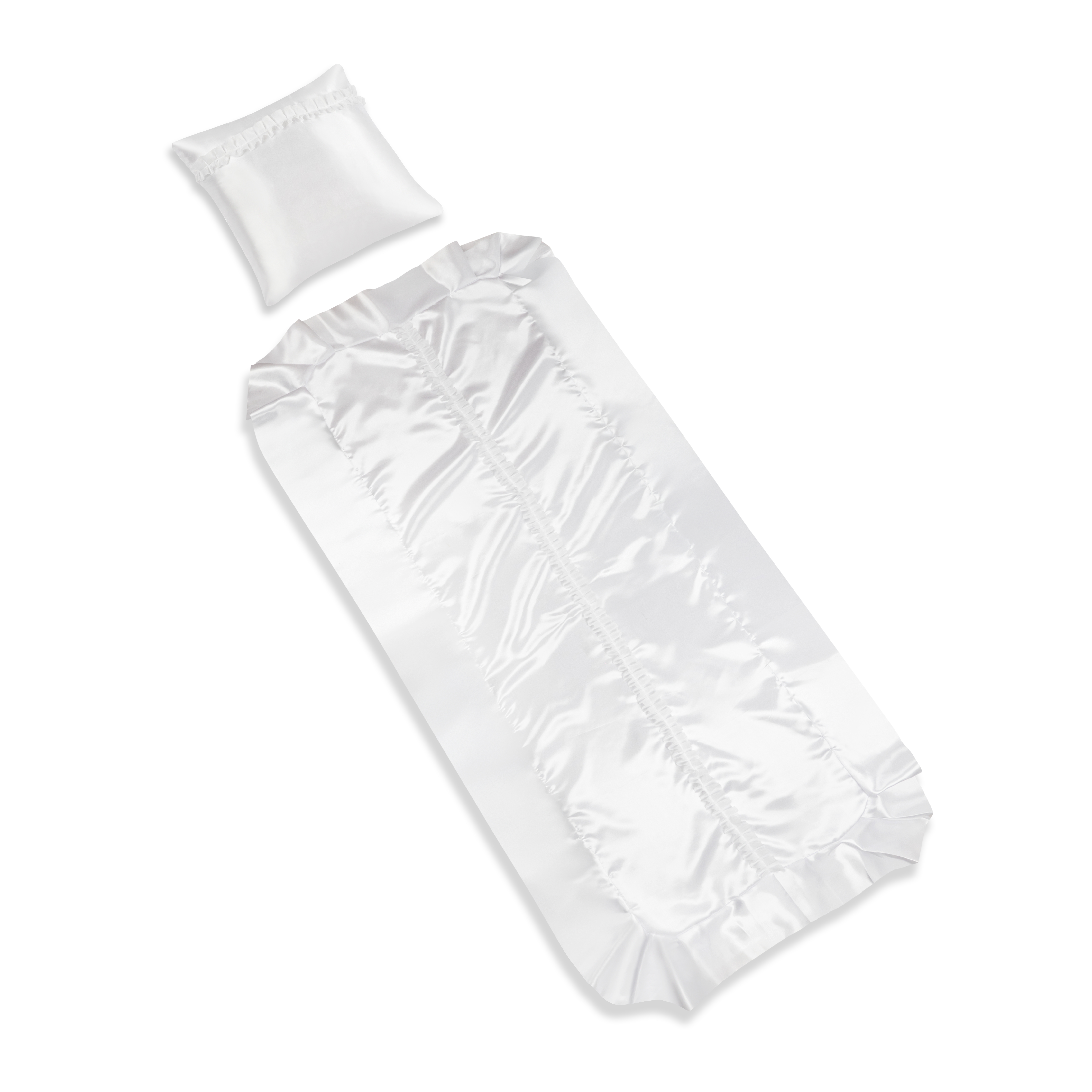 Ритуальний комплект Стандарт Атлас білий