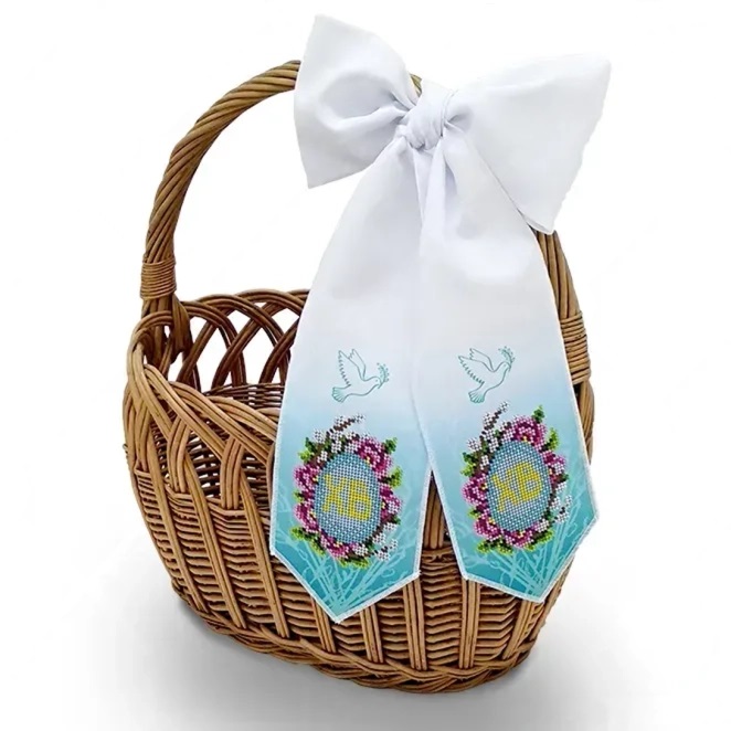 Великодній бант для вишивання бісером