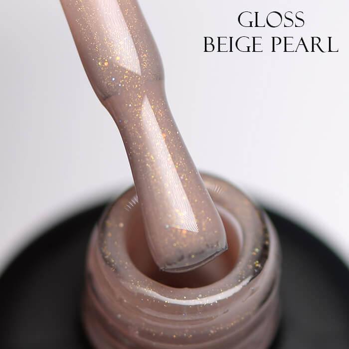 Камуфлююча  база BEIGE PEARL  GLOSS Premium French Base 11 ml