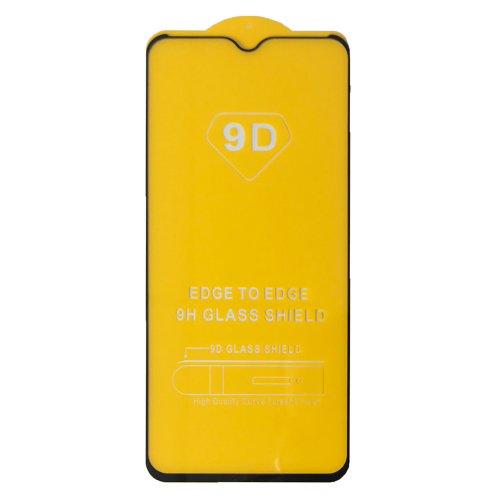 Захисне скло 9D Samsung A20s (A207) чорне тех пак