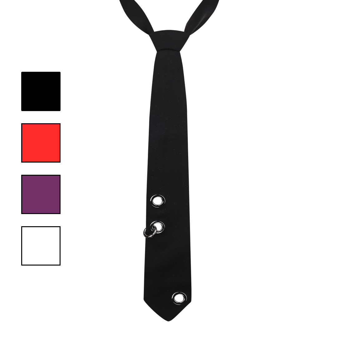 Краватка з металевою фурнітурою