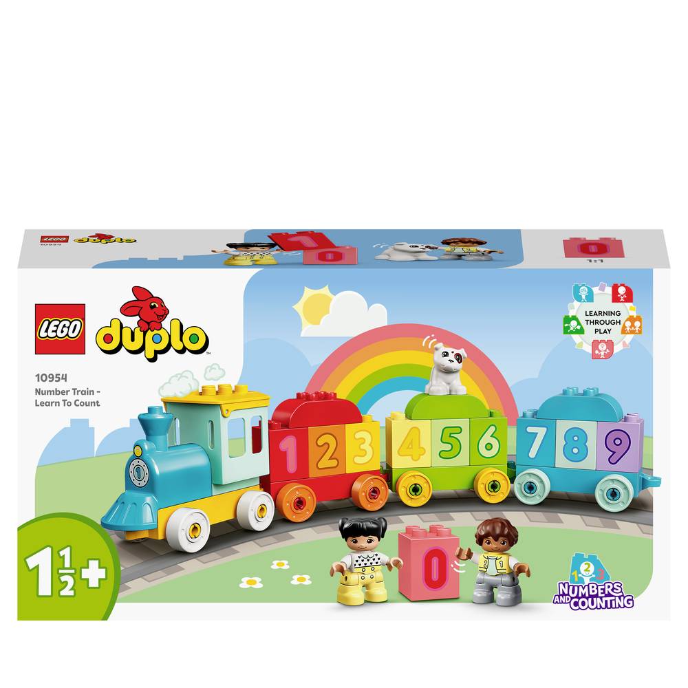 Конструктор LEGO DUPLO Потяг із цифрами – вчимося рахувати (10954)