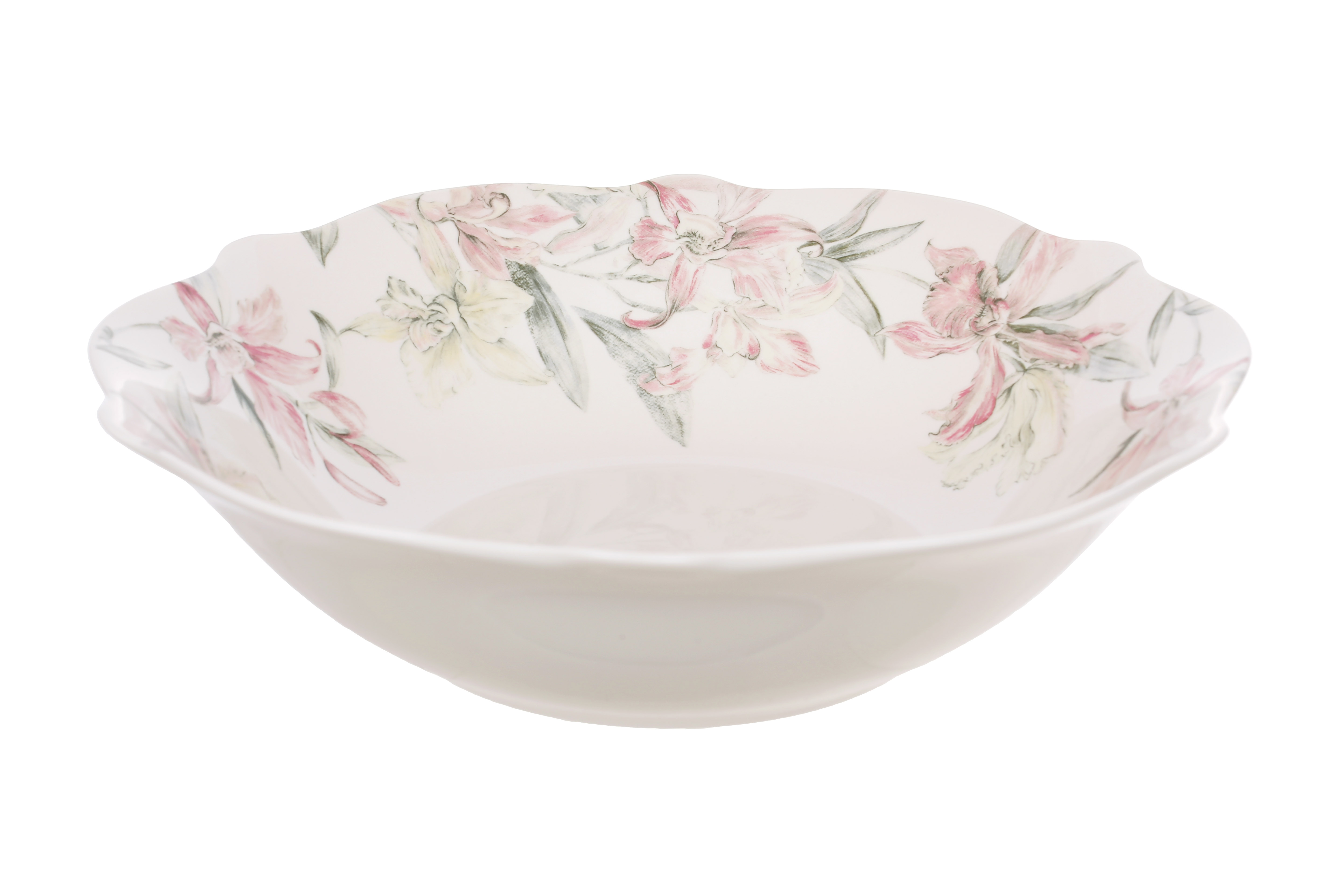 Pink Orchid Салатник порцеляновий