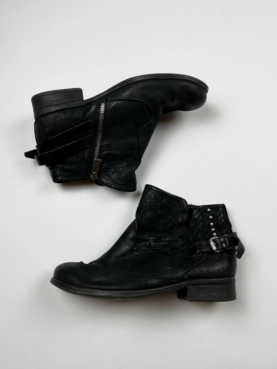 A.S.98 LAMB LEATHER BOOTS