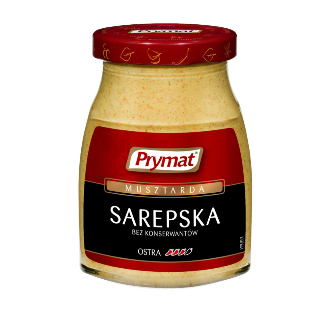 🇵🇱 "Prymat" SAREPSRA ostra / Mostaza de mesa, muy picante