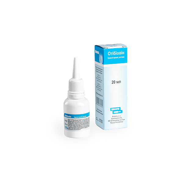 Краплі Отібіовін вушні 20мл