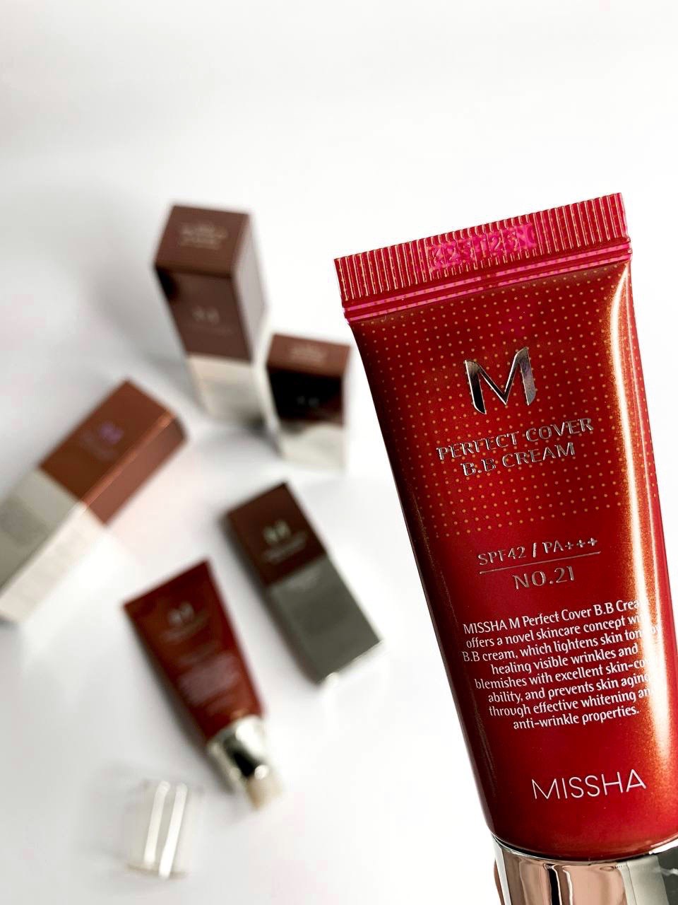 Тональний ВВ крем MISSHA (№21) SPF 42, 20 мл
