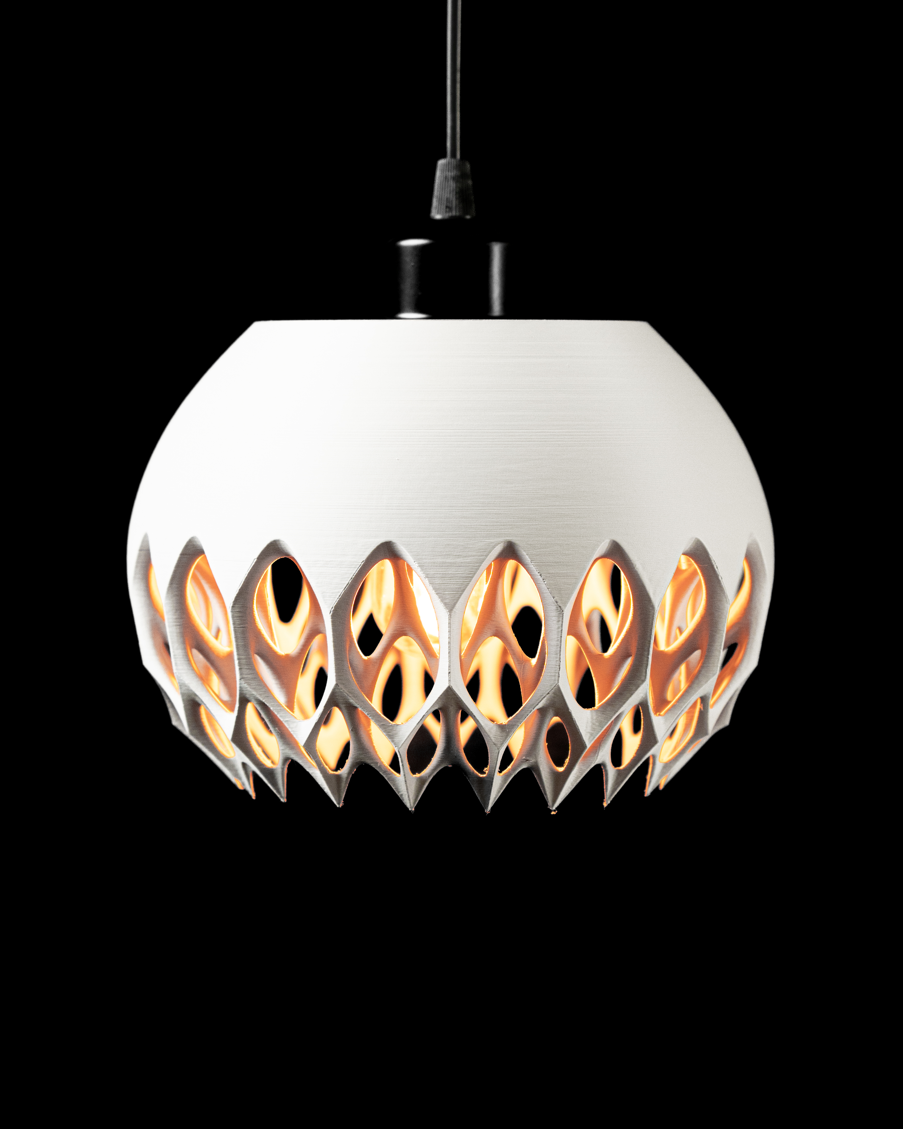 Invader Pendant Lamp 03 – Modern 3D Printed Pendant Lamp