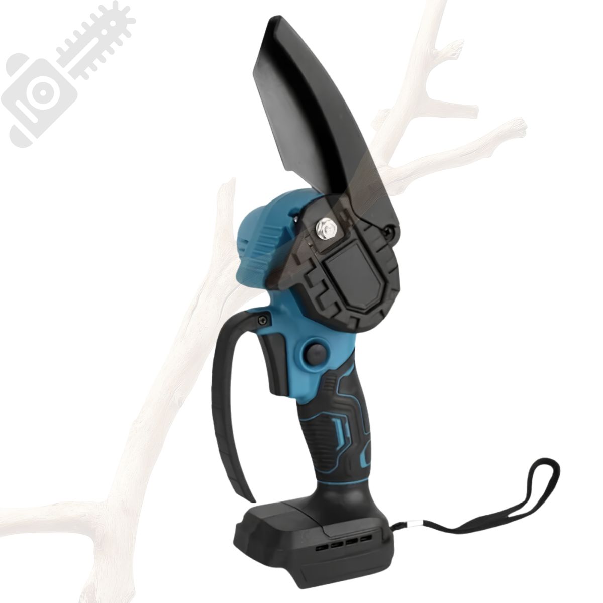 Акумуляторна безщіткова міні-пила 6" Electric SAW BLUE (2 АКБ по 4А/г, кейс)