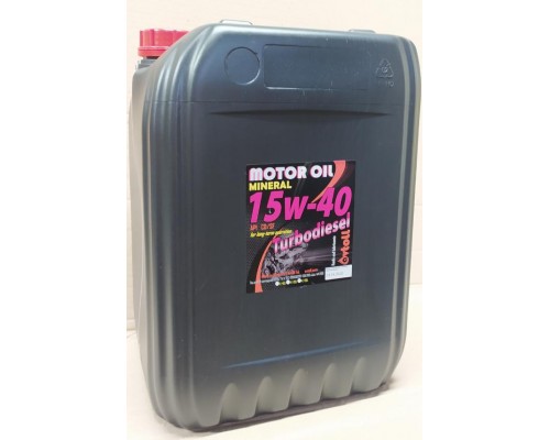 Масло моторне 15W-40 turbodiesel; API CD/SF 19л