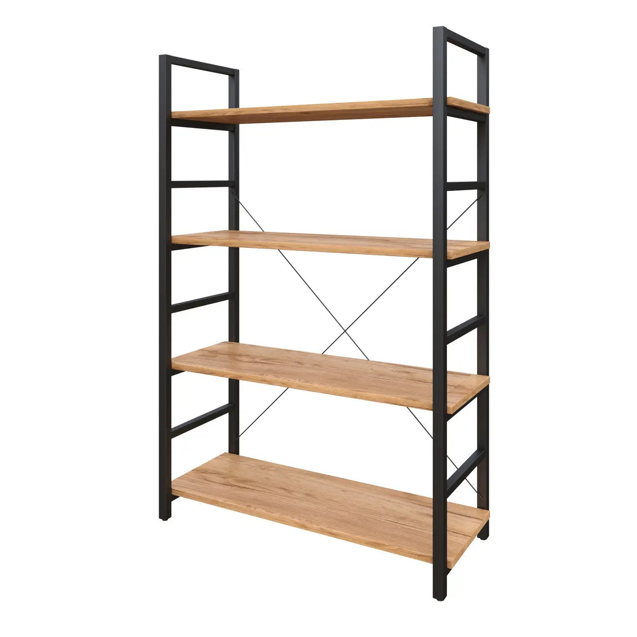 Стелаж металевий 4 полиці М 1A, стелаж з полицями 820/348/1265 мм., стелаж Лофт