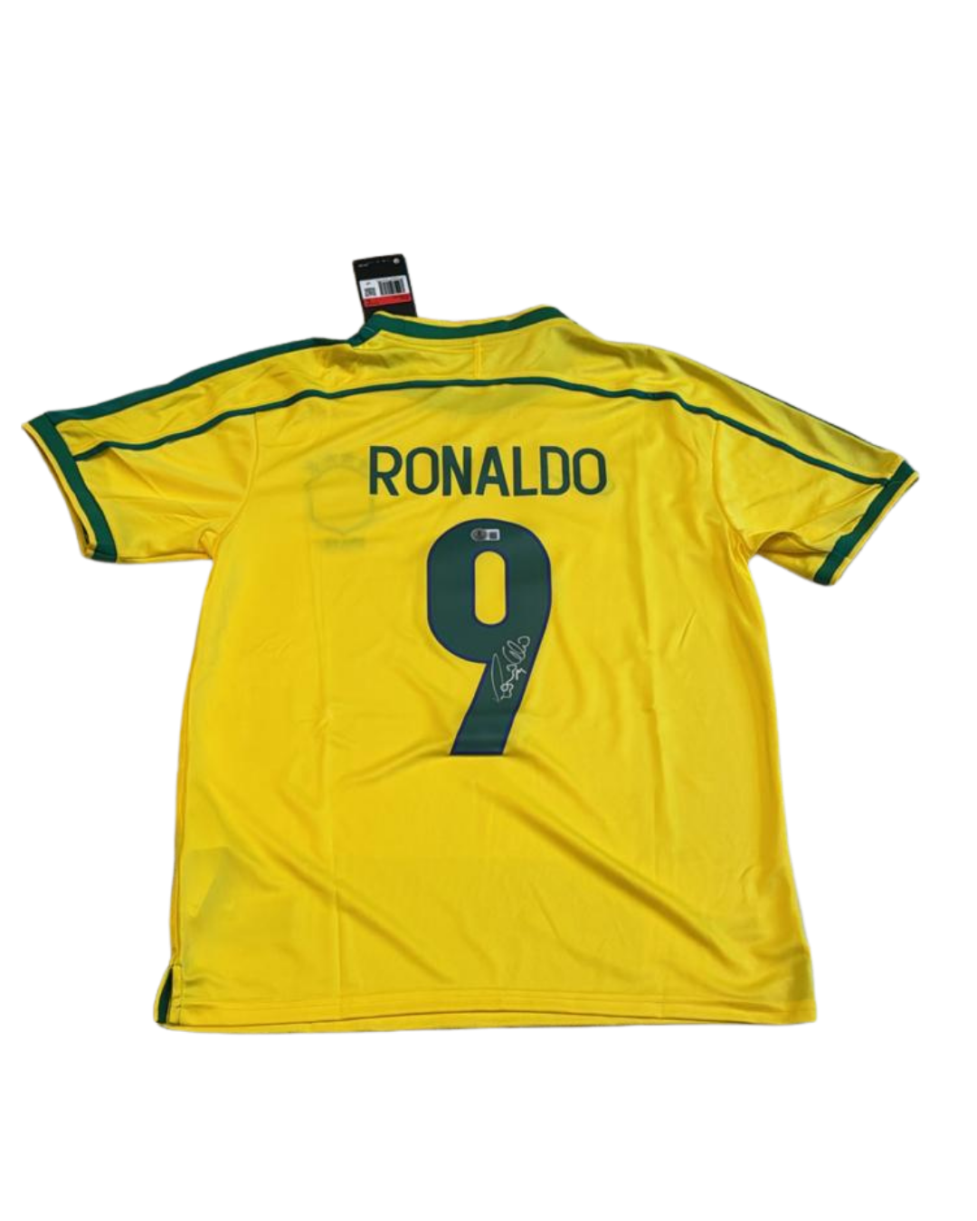JERSEY RONALDO CERTIFICADO BECKETT