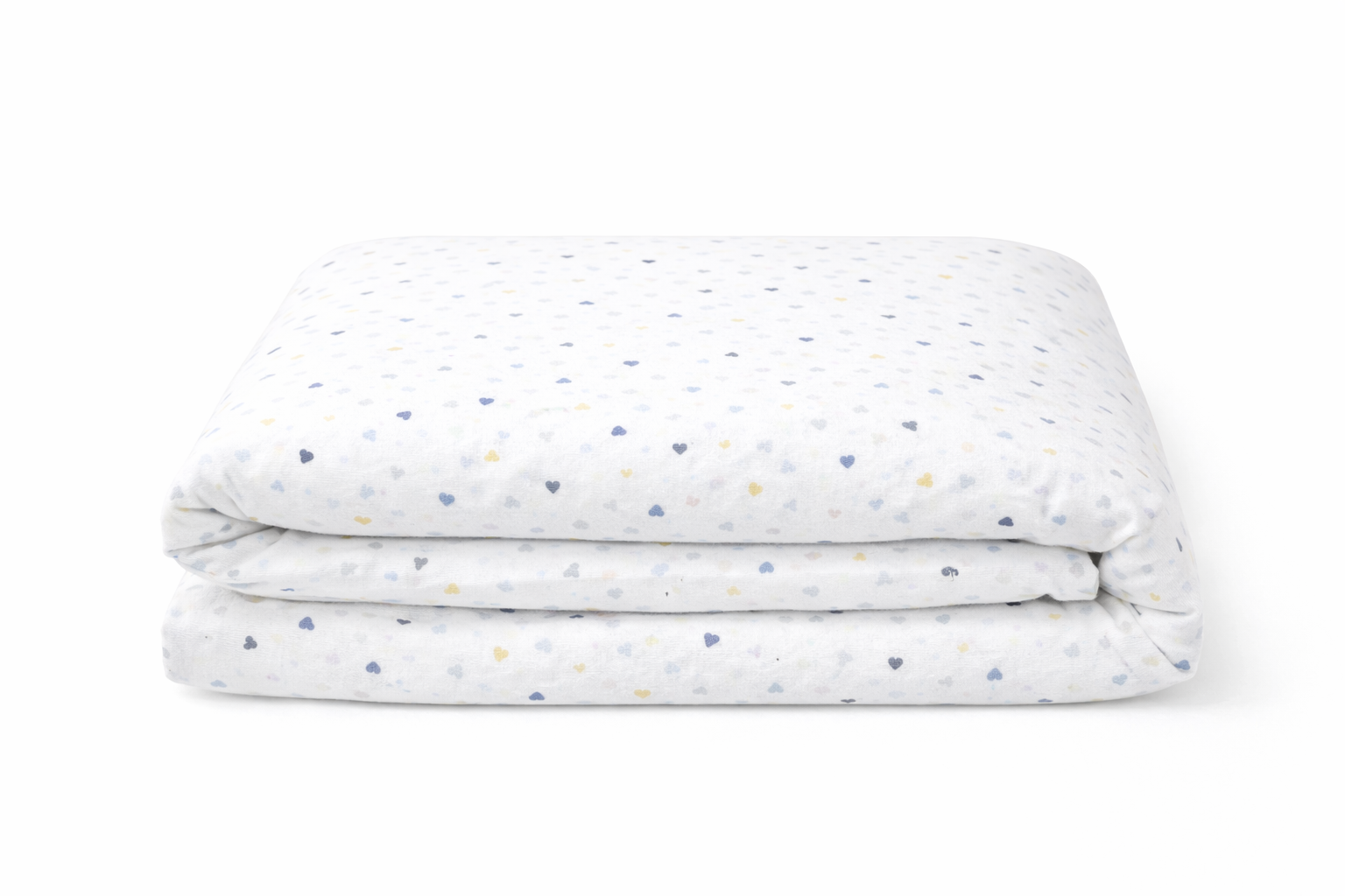 Підковдра  ранфорс принт "Дрібні серця на білому"