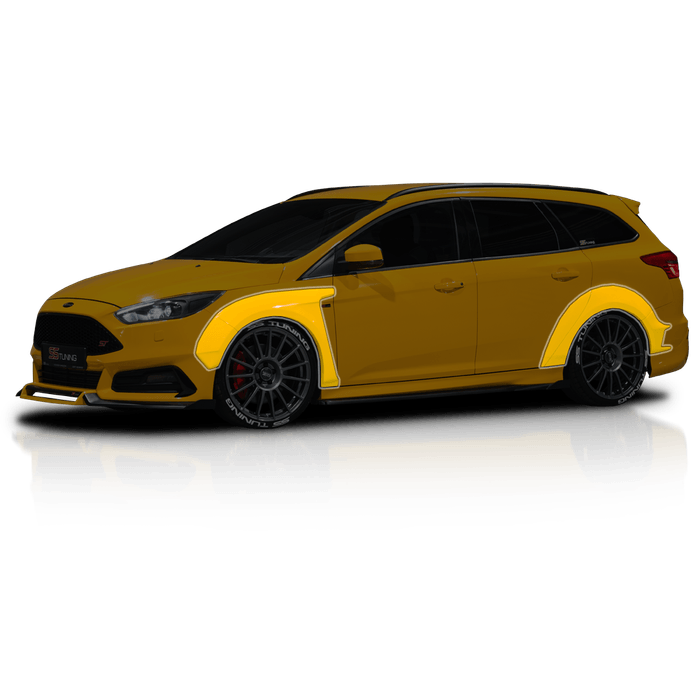 Ford Focus ST Wagon Facelift Fender Flares