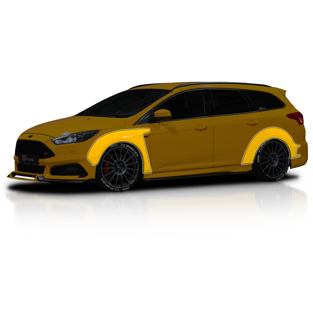 Ford Focus ST Wagon Facelift Fender Flares