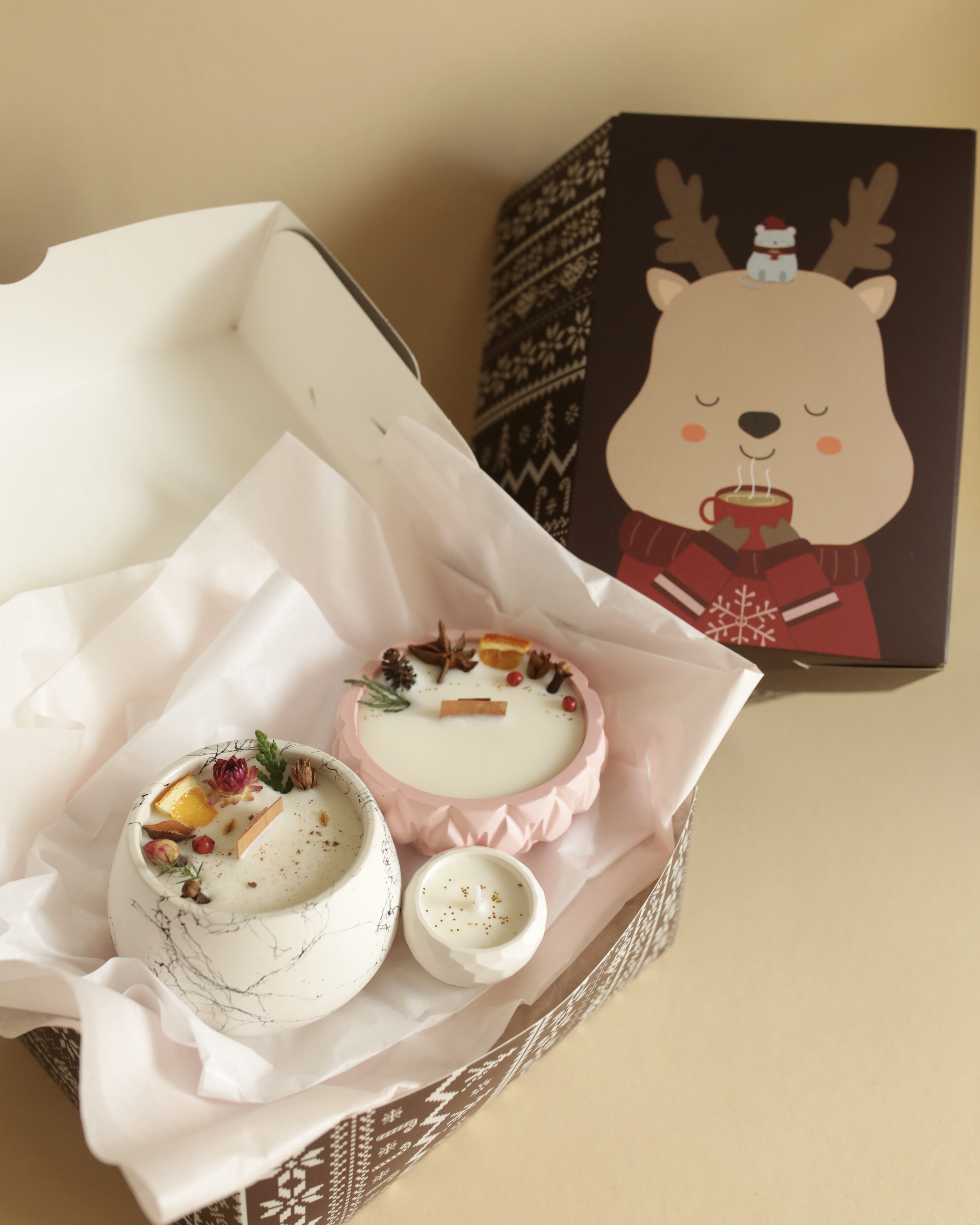 бокс № 2.1-(різдвяний+сандал-ваніль)