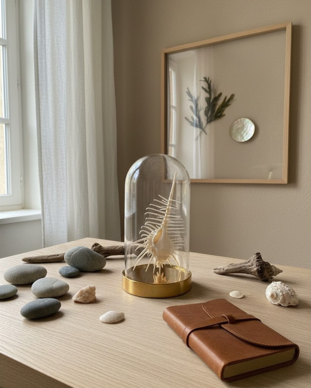 Venus Comb under Glass Bell