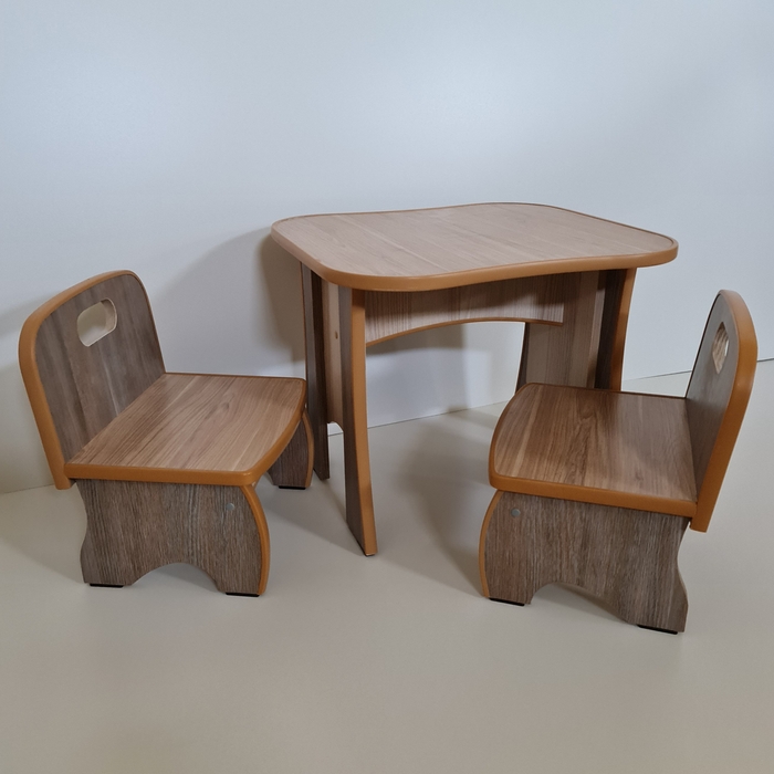 Дитячий стіл та два стільця 02-2с