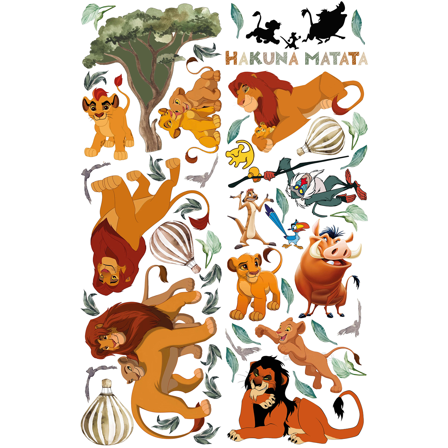 Наліпки "Король лев"