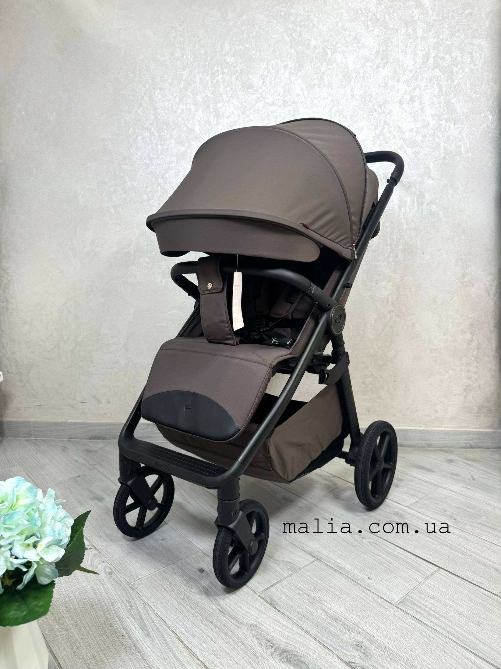 Прогулянкова коляска CARRELLO Bravo Carbon CRL-5530 Mineral Brown
