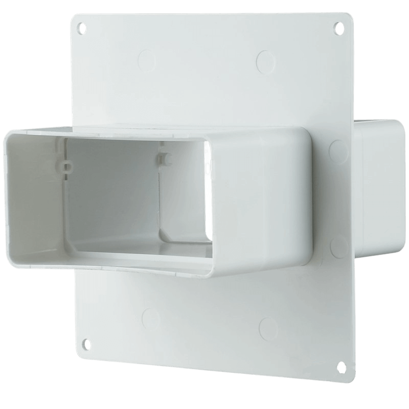 З'єднувач плоских каналів 55х110 із пластиною | ВЕНТС 555