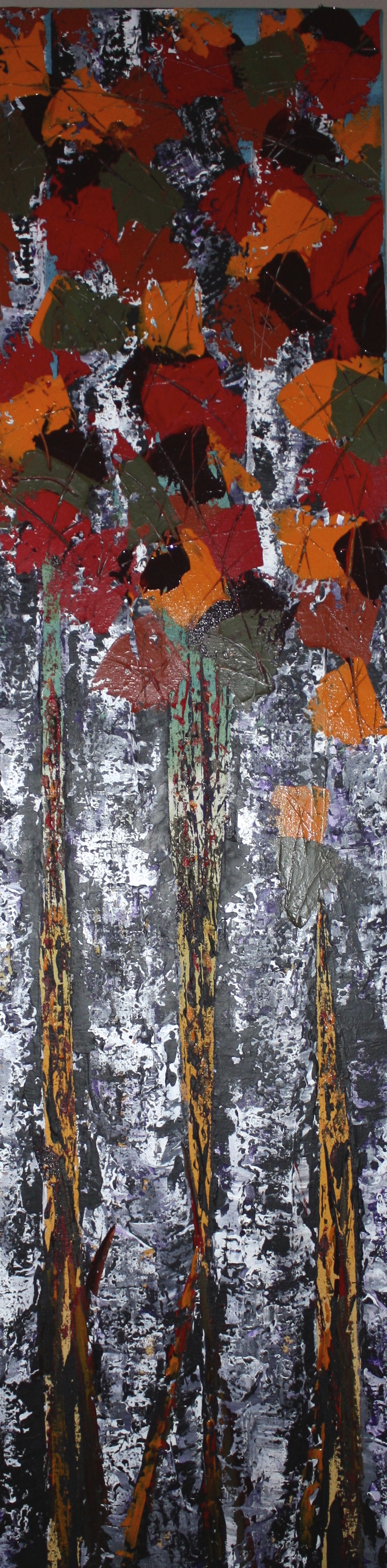 Forest Birch - Original Acrylic Painting
