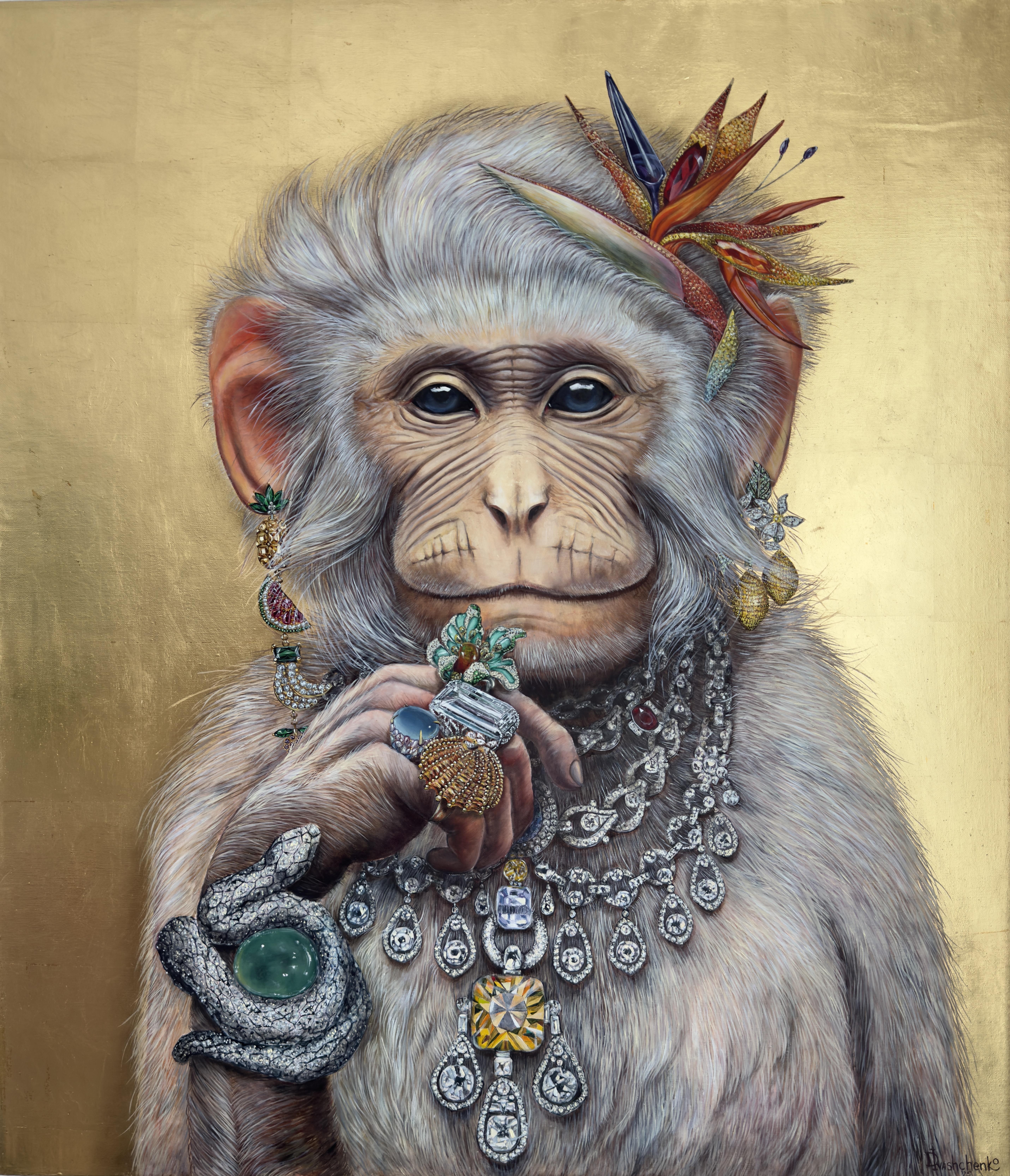 Bling Queen print