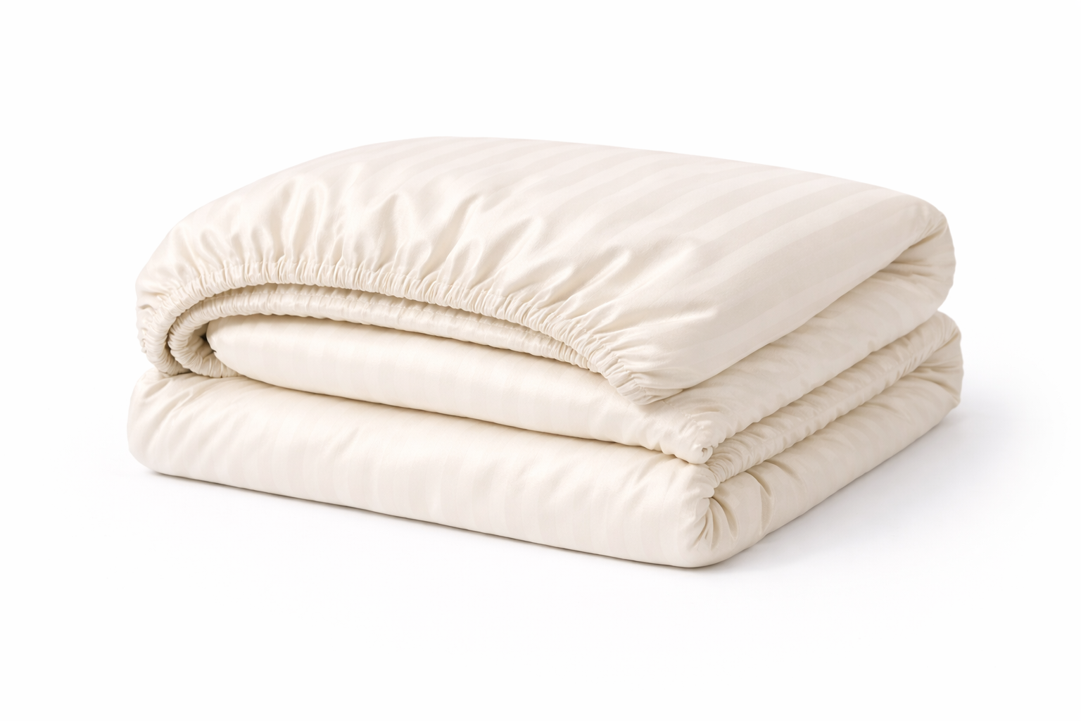 Простирадло на гумці страйп сатін  "Молочне диво"