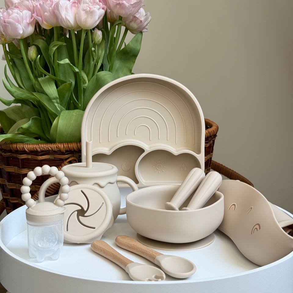 Набір силіконового посуду 7 позицій "Весна"