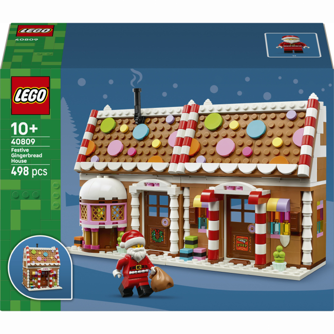 Конструктор LEGO Seasons and Occasions Святковий пряниковий будиночок (40809)