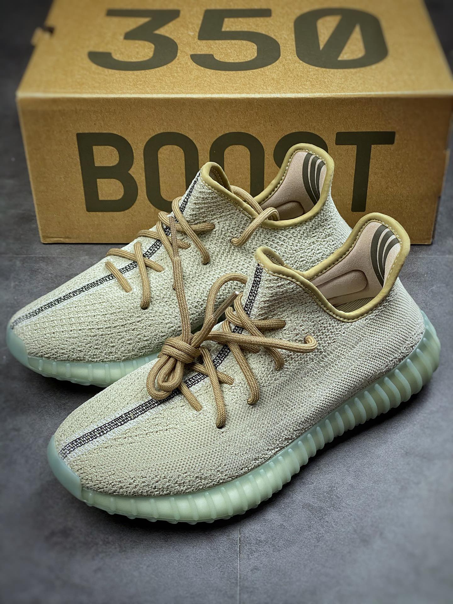 Adidas Yeezy Boost 350 V2″Brown Green” FZ1268