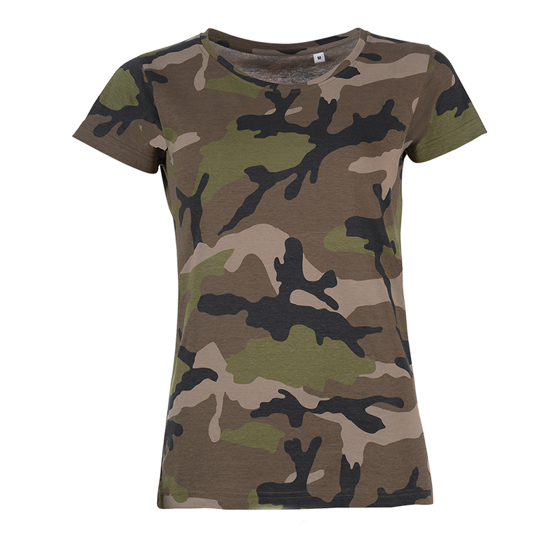 Футболка жіноча Sol's CAMO Women