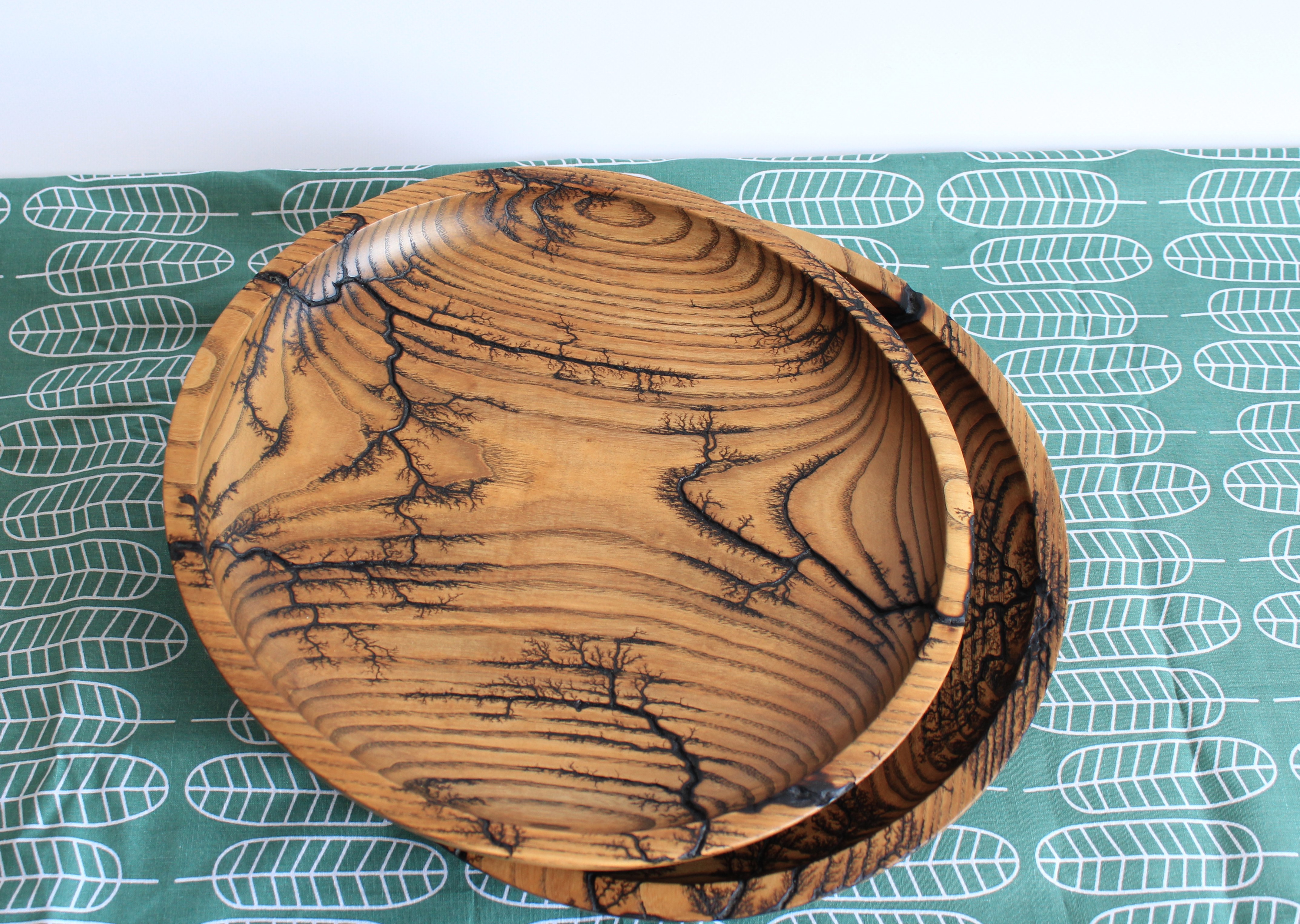Decorative bowl for bread handmade