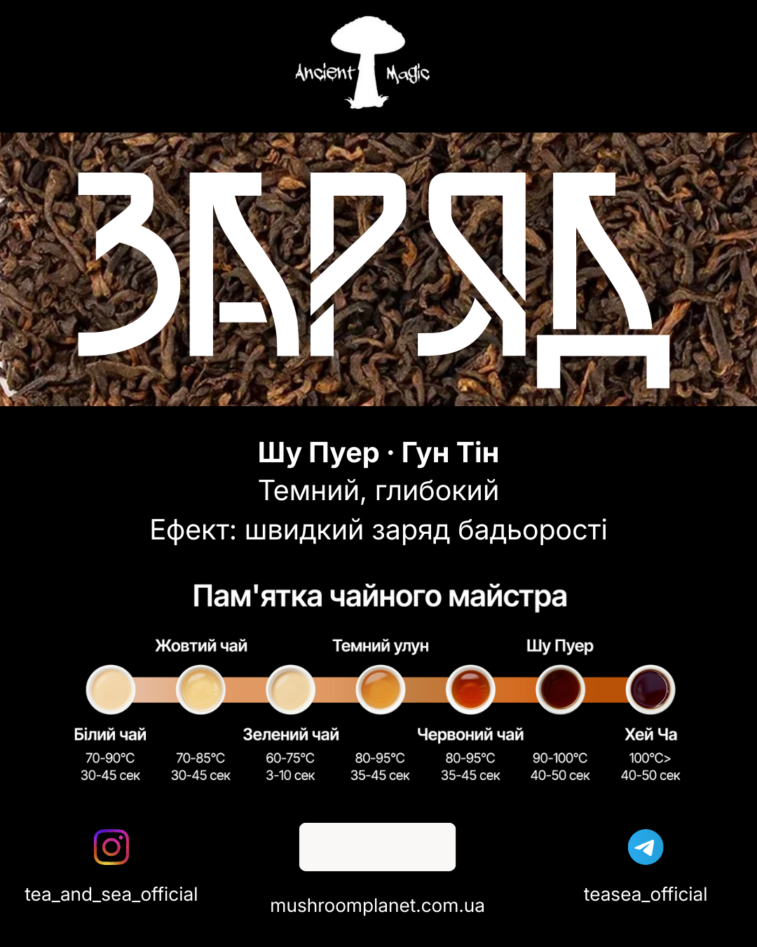 Шу Пуер · Гун Тін (Палацовий) 50g