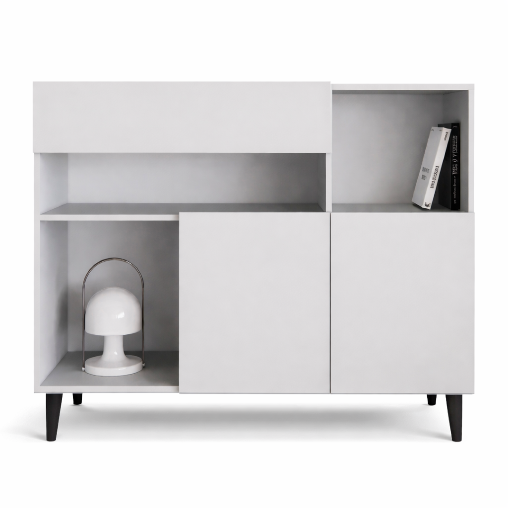 Комод з шухлядою та двома секціями з дверцятами