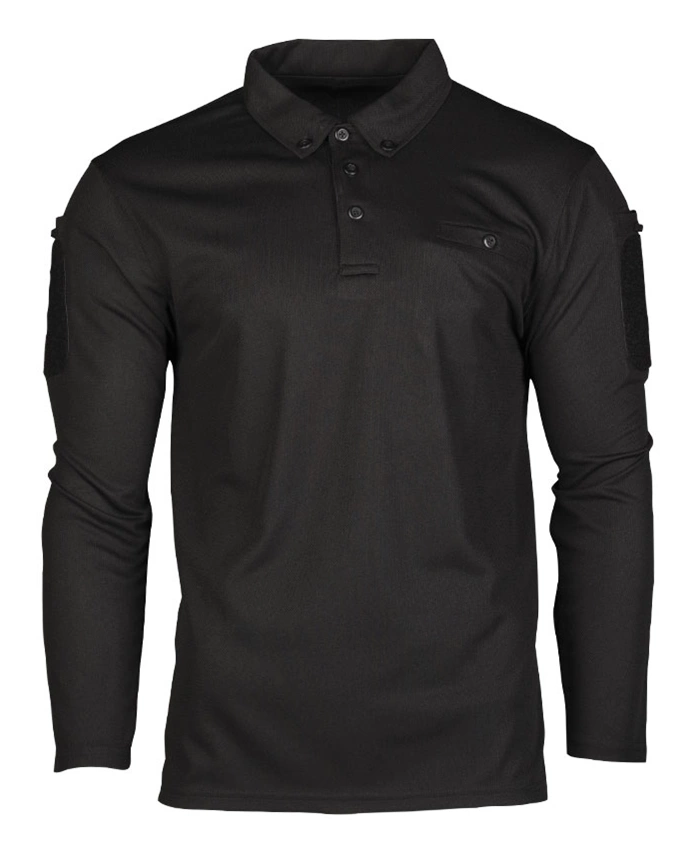 Сорочка-поло з довгим рукавом Mil-Tec