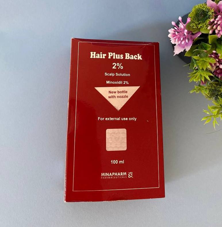 Hair plus back 2% Minoxidil Міноксидил 2% Лосьйон 100 мл облисіння у жінок