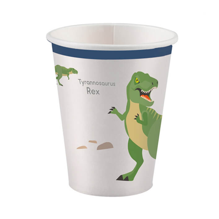 Стаканчики динозаври 8шт