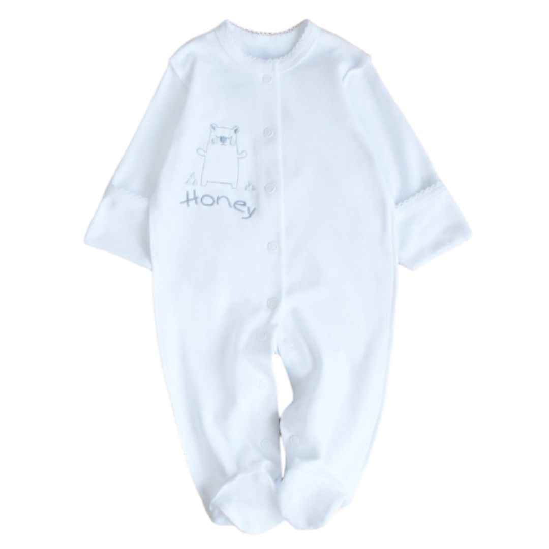 Чоловічок для новонароджених з вишивкою