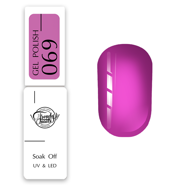 Гель лак №069, 8 ml