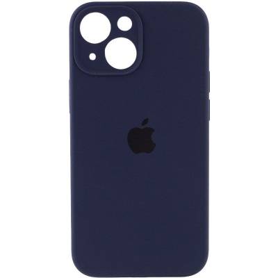 Чохол Silicone case full for iPhone 14 plus deep navy