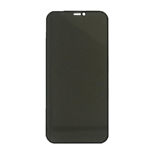 Захисне скло PRIVACY GLASS (Анти-шпигун) for iPhone 12 Pro Max (6.7 ) чорне тех. пак.