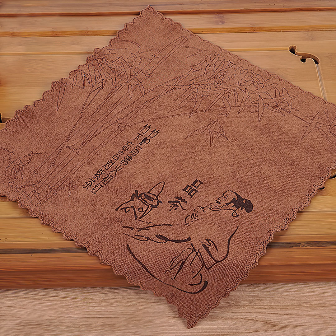 Кърпа за чаено церемония "Чаепитие в сянката на бамбук" 