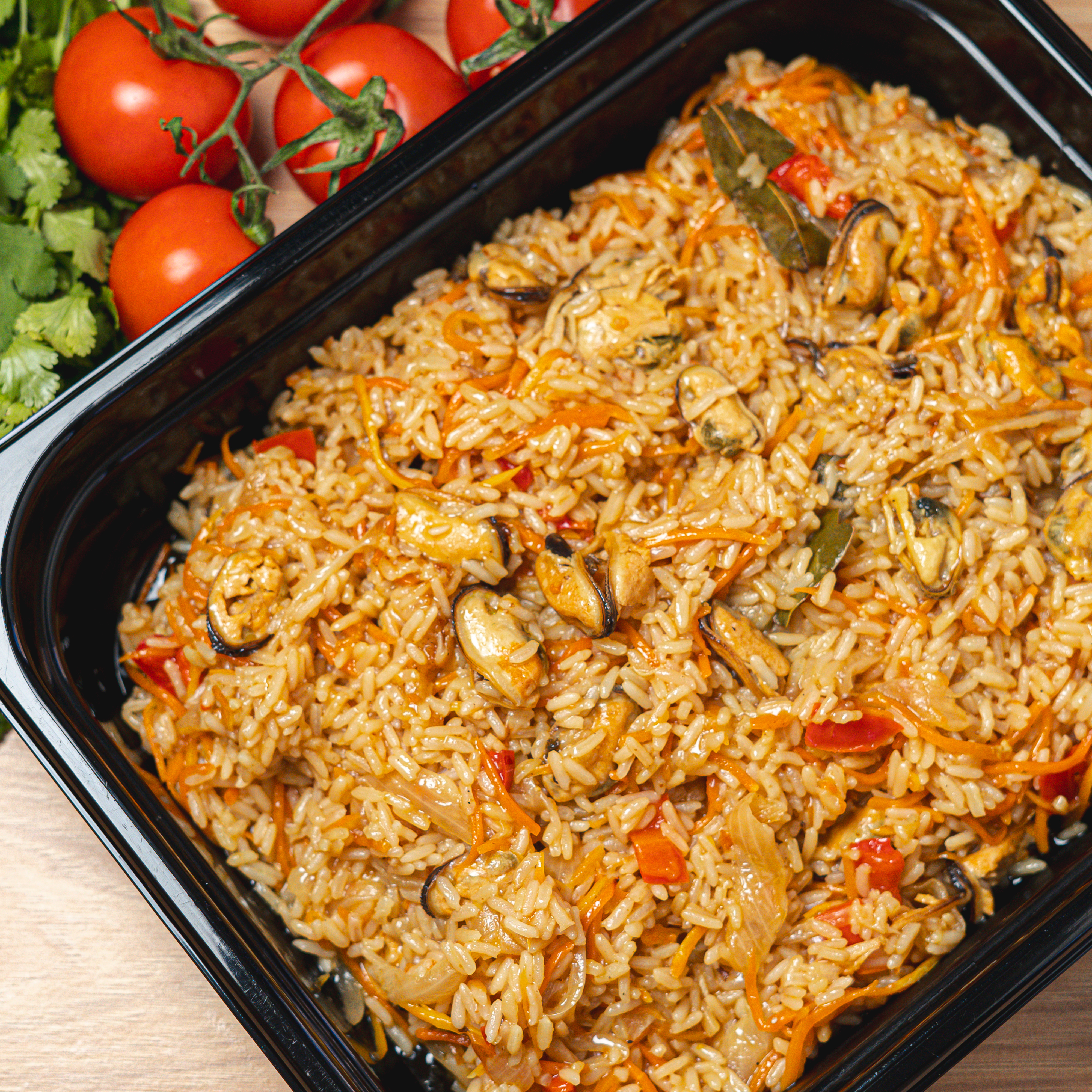 Плов з мідіями