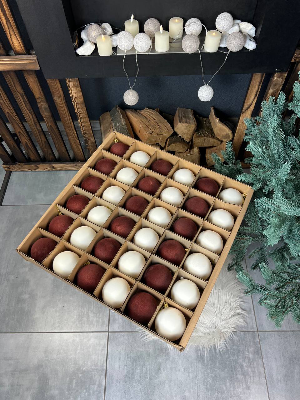 Подарунковий набір «Оксамитовий мікс» - КОРИЧНЕВИЙ-БІЛИЙ 🪐