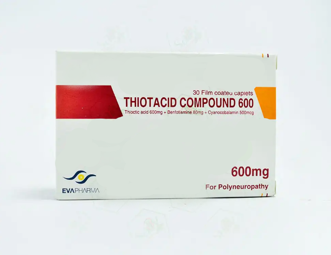 Thiotacid compound 600 Тіотасид компаунд 600 Альфа-ліпоєва кислота, В1, В12