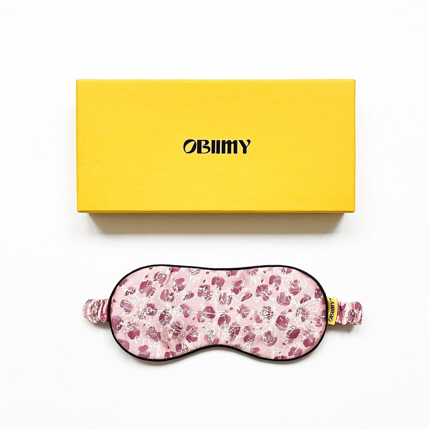 Маска для сну і відпочинку Obiimy з натурального шовку «Відновлення»