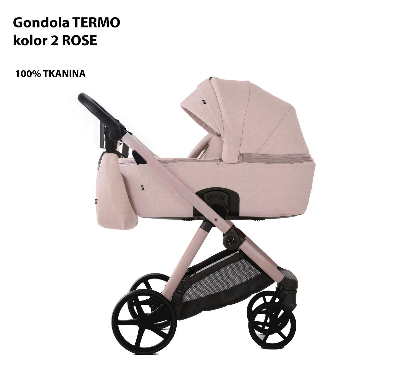 Коляска 2 в 1 Adamex Vivo PS-2 Rose