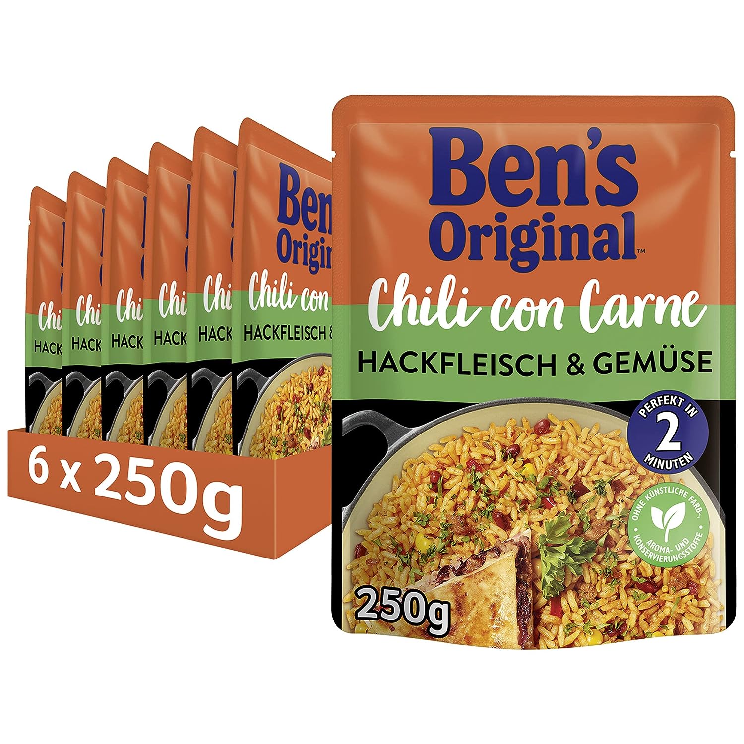 Ben's Original Express Chili con Carne Миттєвий Чилі Кон Карне з фаршем та овочами 220 г - 1 шт