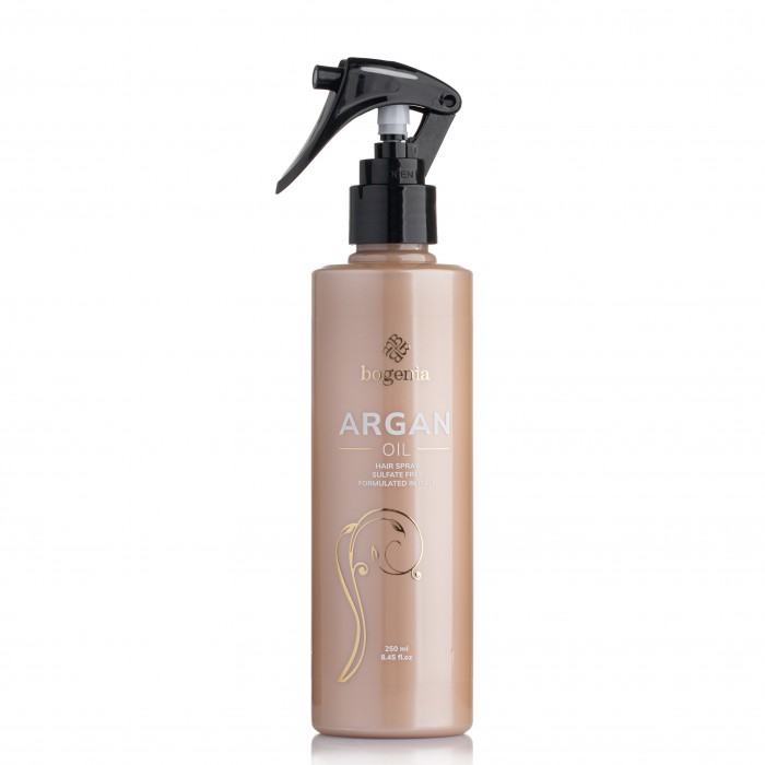 Термозахист для волосся Argan Oil Hair Spray Bogenia